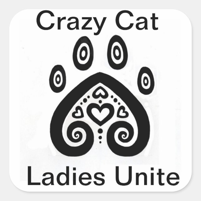 CCLU-Aufkleber Quadratischer Aufkleber (Vorderseite)