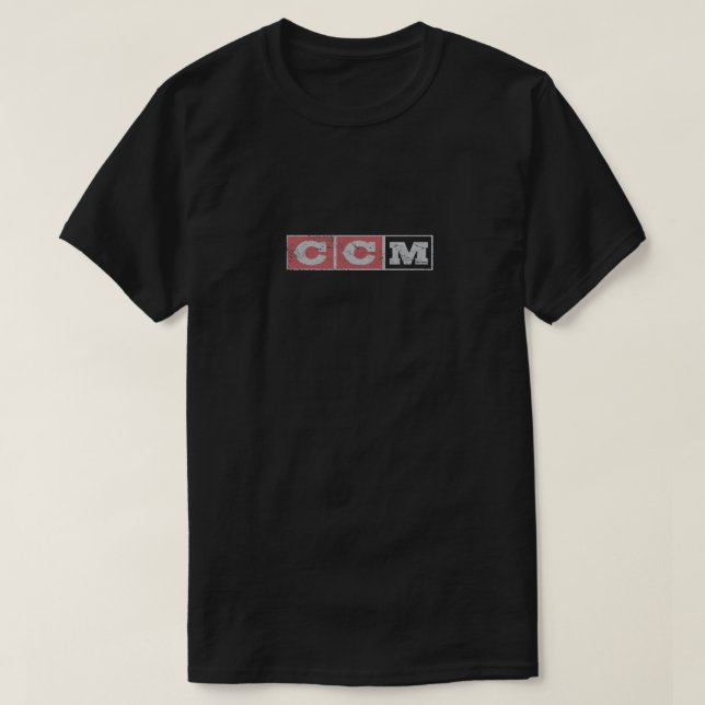 CCM logo Fitted Scoop T-Shirt (Design vorne)