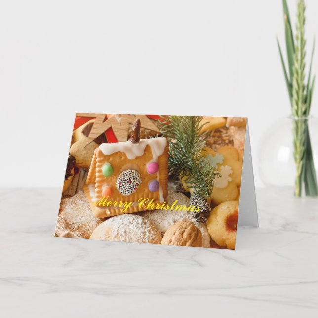 Ccokies and Sweets Christmas Card Karte (Vorderseite)