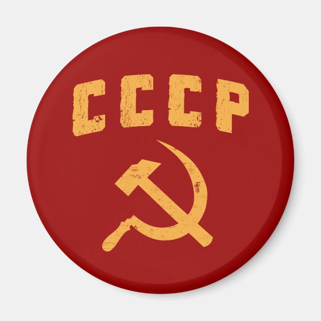 ccp Vintager russischer Nutzhammer und Sichel Magnet (Vorne)