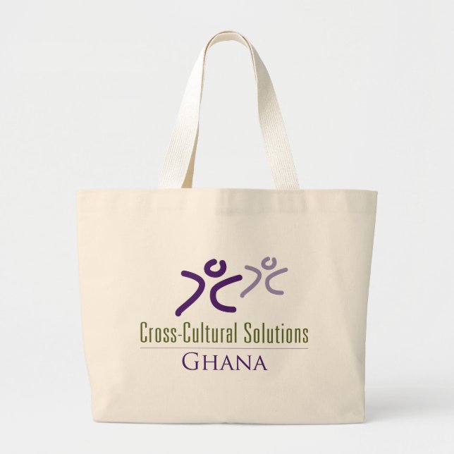 CCS Ghana Taschen-Tasche Jumbo Stoffbeutel (Vorne)