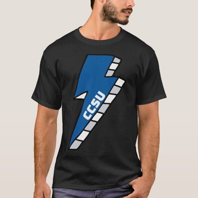 CCSU Central Connecticut State University Lightnin T-Shirt (Vorderseite)