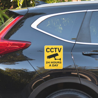 CCTV 24-Stunden-Überwachungs-Warnschild Aufkleber
