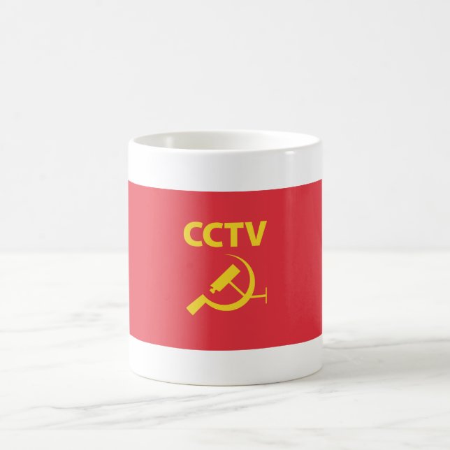 CCTV Flag.ai Kaffeetasse (Mittel)