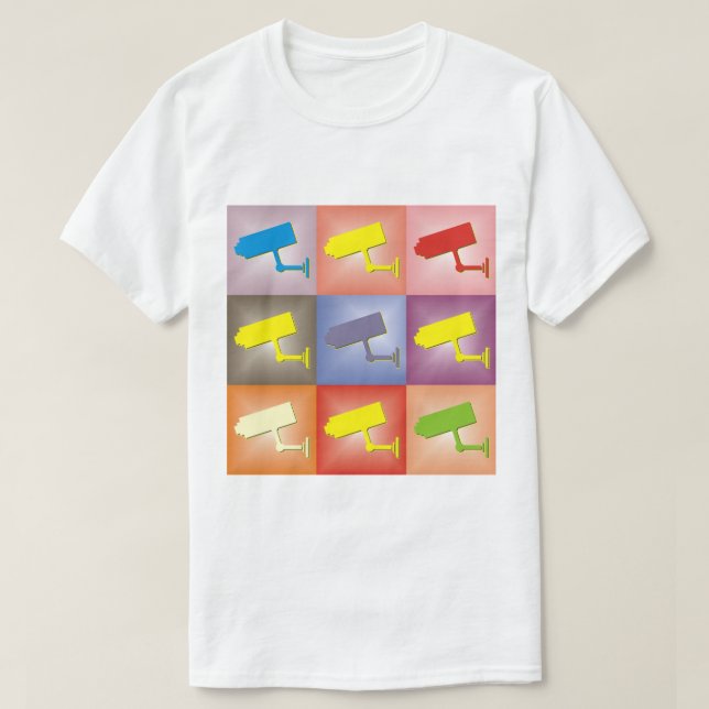 CCTV Pop Art T-Shirt (Design vorne)
