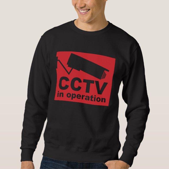 CCTV Surveillance Security Camera Closed Circuit P Sweatshirt (Vorderseite)