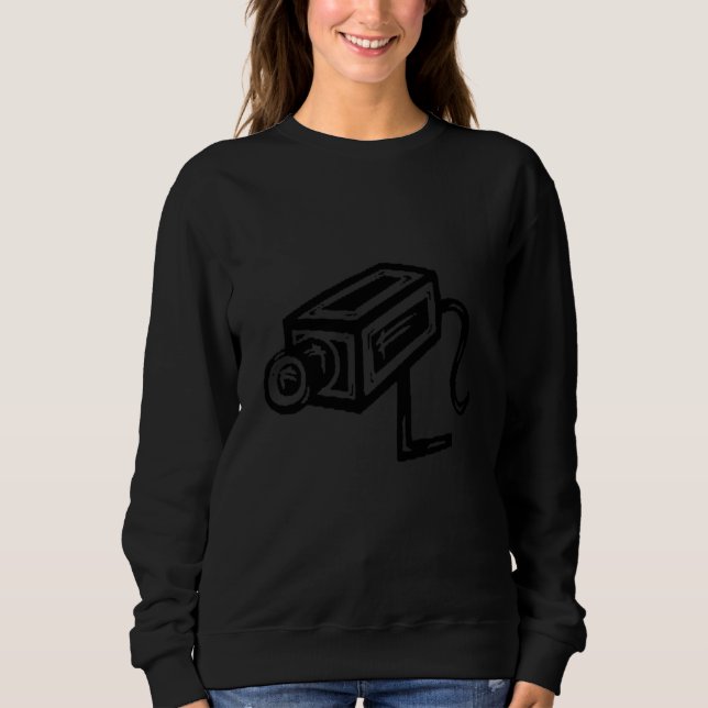 CCTV-Überwachungskamera Sicherheitskamera Closed C Sweatshirt (Vorderseite)