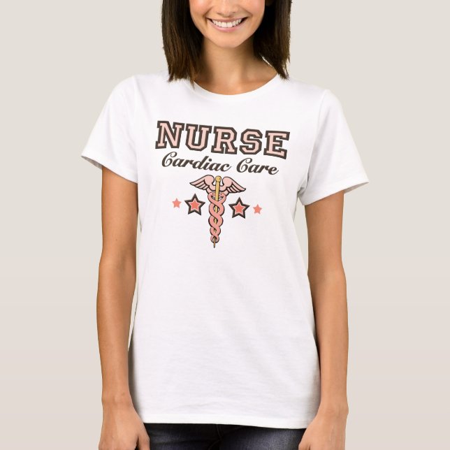 CCU Cardiac Care Nurse Spaghetti Tank Caduceus (Vorderseite)