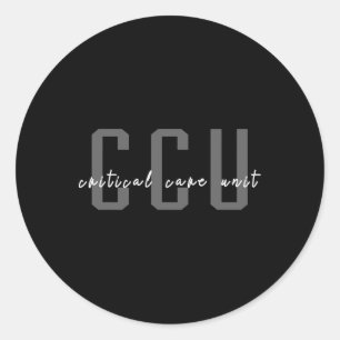 Ccu-Notfalleinheit Runder Aufkleber
