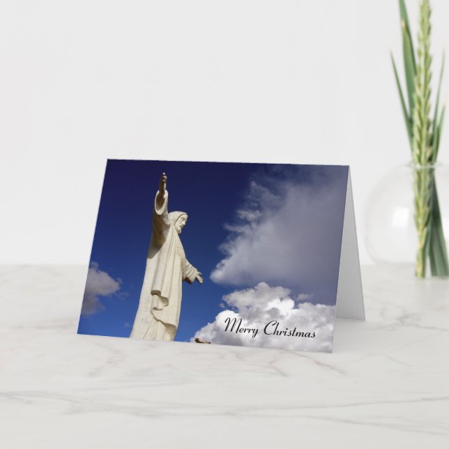 Ccusco-Weihmas Feiertagskarte (Vorderseite)