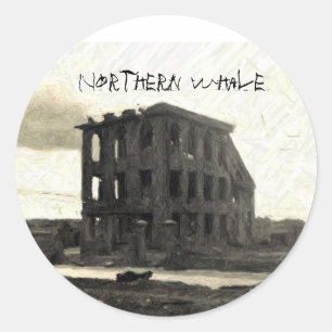 CD-COVER-Aufkleber Runder Aufkleber