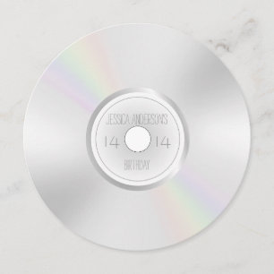 CD-DVD-Album Geburtstag Einladung