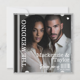 CD Foto Cover Hochzeit Einladung