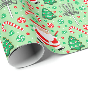 CD Golf Weihnachtsgeschenk Wrapping Paper Geschenkpapier