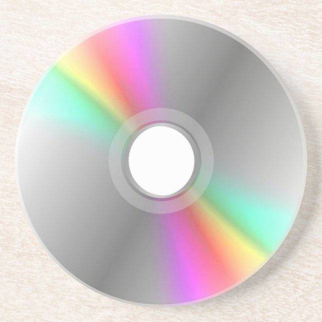 CD Music Disk Jockey Untersetzer (Vorne)