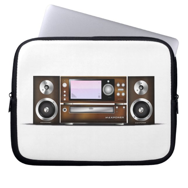 CD-Player Laptopschutzhülle (Vorderseite)