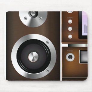 CD Player System Mousepad