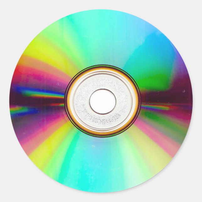 CD Round Stickers (Vorderseite)