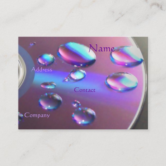 CD Visitenkarte DJ - kundengerecht (Vorderseite)