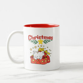 CDchristmasred Zweifarbige Tasse