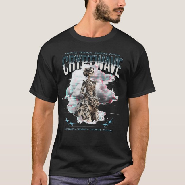 CDcryptwave T-Shirt (Vorderseite)