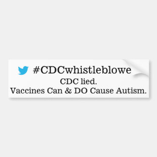 CDCwhistleblower Autoaufkleber