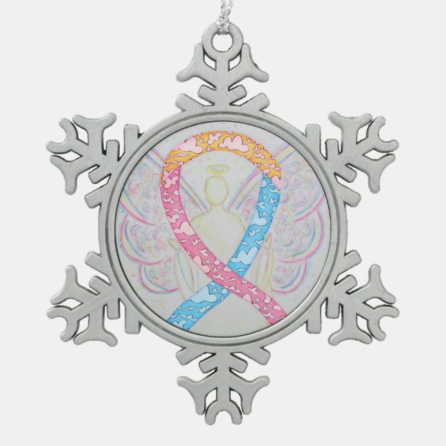 CDH Awareness Ribbon Angel Ornament (Vorderseite)