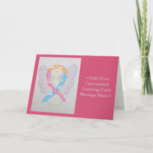 CDH Awareness Ribbon Angel Personalisiert Cards Karte