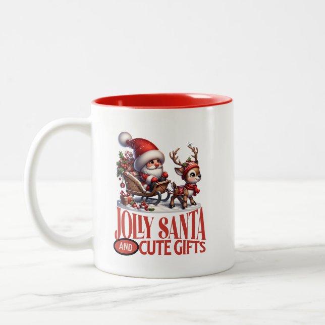 CDjollysantakut Zweifarbige Tasse (Links)