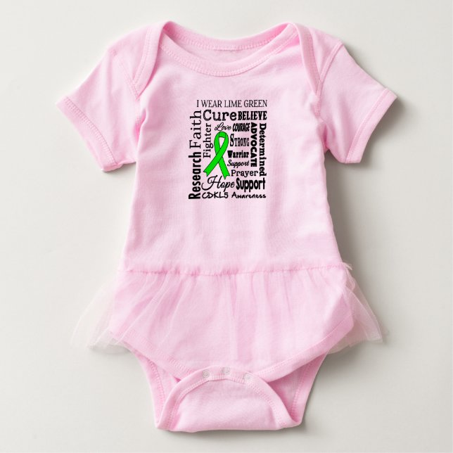 CDKL5 Awareness Baby Bodysuit T-shirt (Vorderseite)