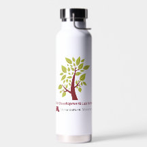 CDLS-Logo-isolierte Wasserflasche