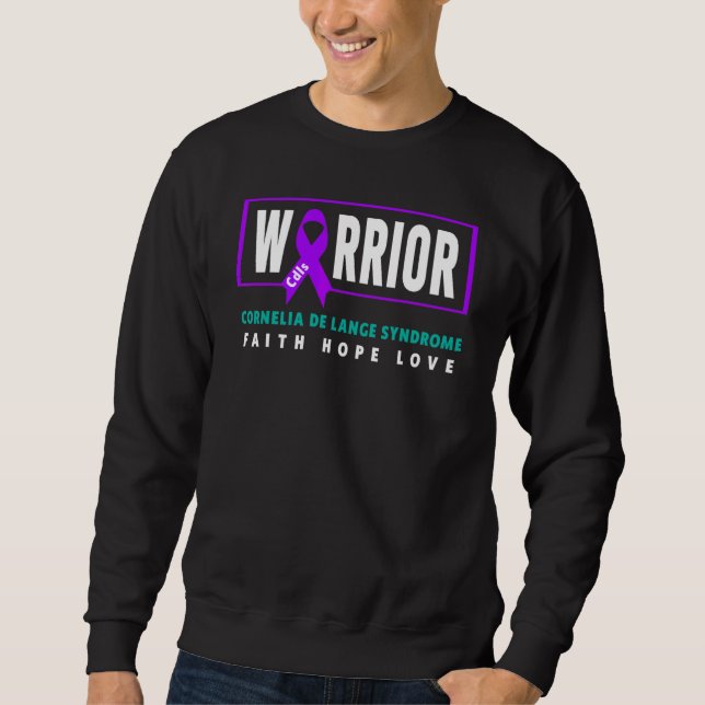Cdls Warrior Cornelia De Lange Syndrom Cdls Awar Sweatshirt (Vorderseite)