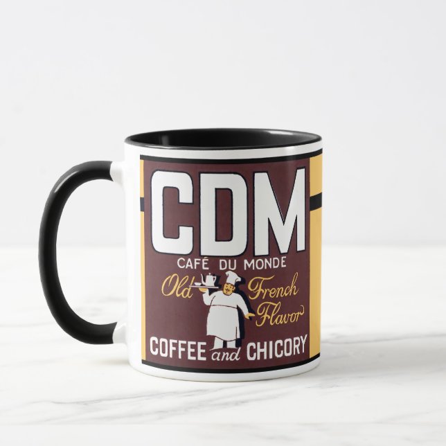 CDM Kaffeebekleber Tasse ・ Keramik 11 oz. (Links)