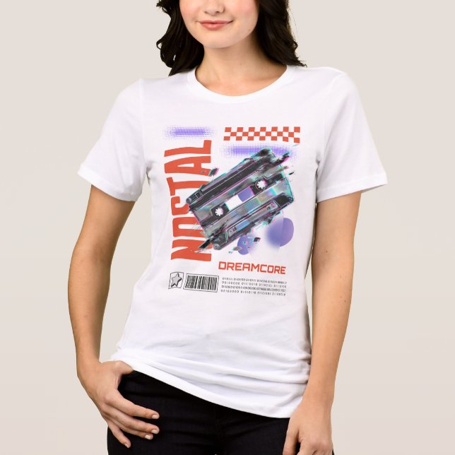 CDnostaldreamcore Tri-Blend Shirt (Vorderseite)