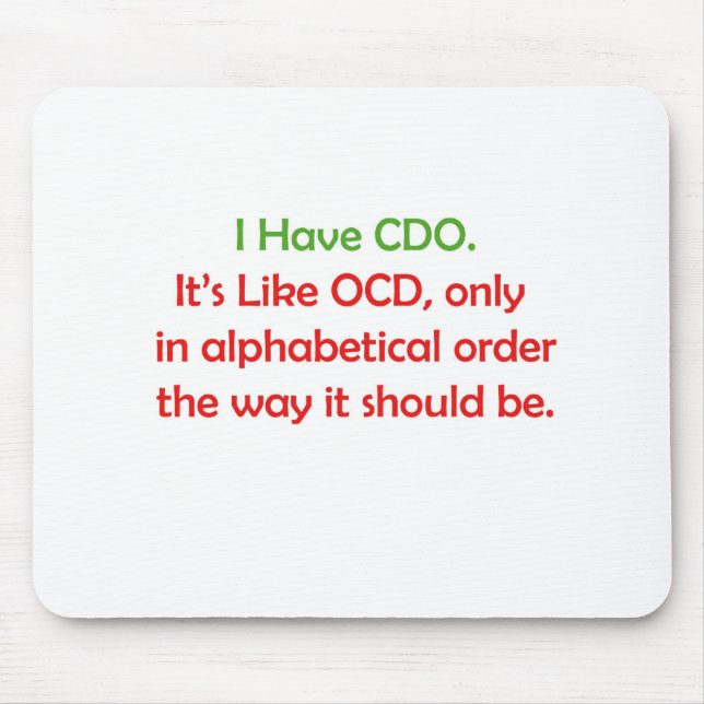 CDO MOUSEPAD (Vorne)