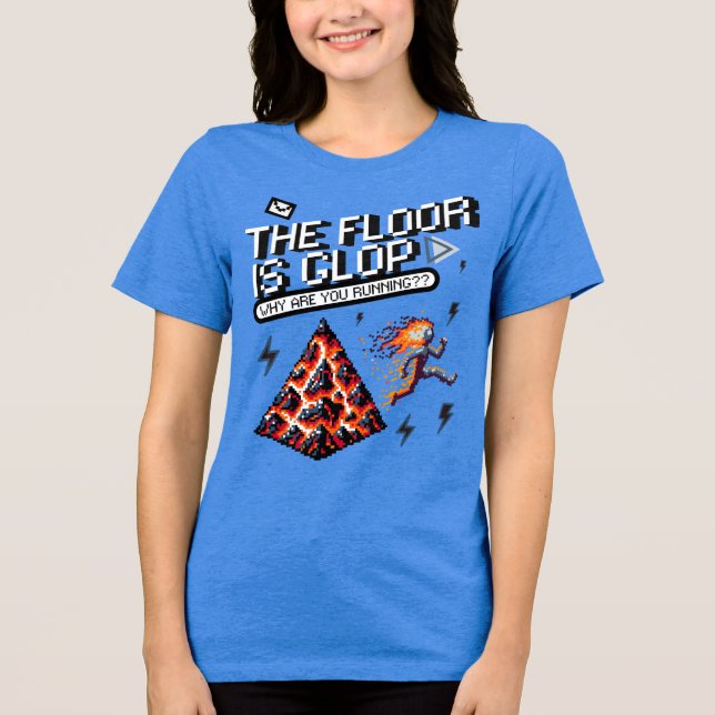 CDthefloor Tri-Blend Shirt (Vorderseite)