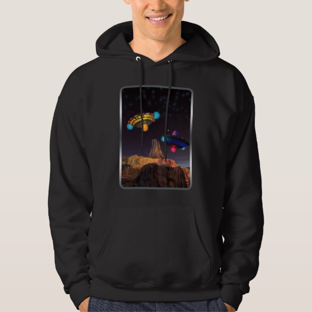 CE3K UFOs V2-Shirt Hoodie (Vorderseite)