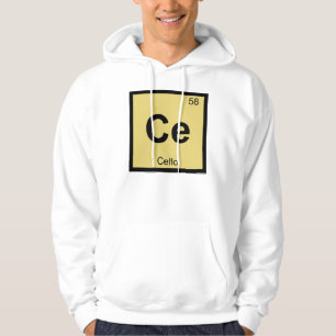Ce - Cellomusik Chemie Periodensystem Symbol Hoodie