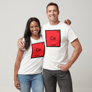 Ce - Celsius Lustiges Chemie-Element-Symbol-T-Shir T-Shirt