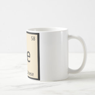 Ce - Cream Cheese Chemie Periodensystem Symbol Tasse