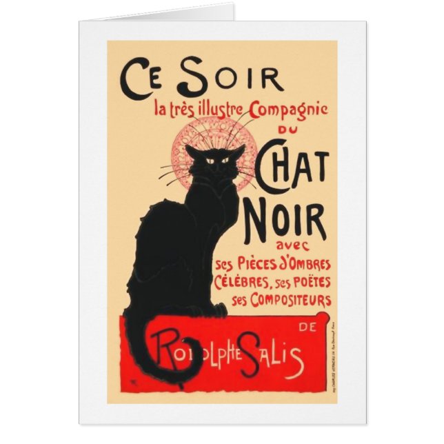 Ce Soir Le Chat Noir, Théophile Steinlen (Vorne)