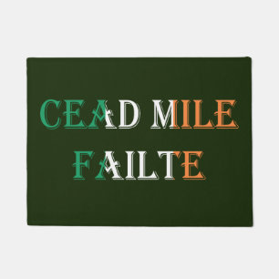 Cead Mile FailIrish Flag Overlay dmcn Fußmatte