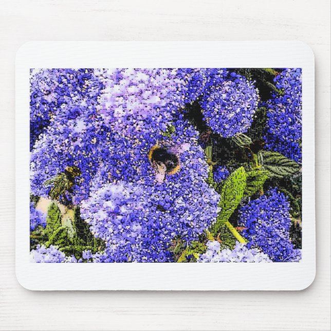 Ceanothus-Blume Mousepad (Vorne)