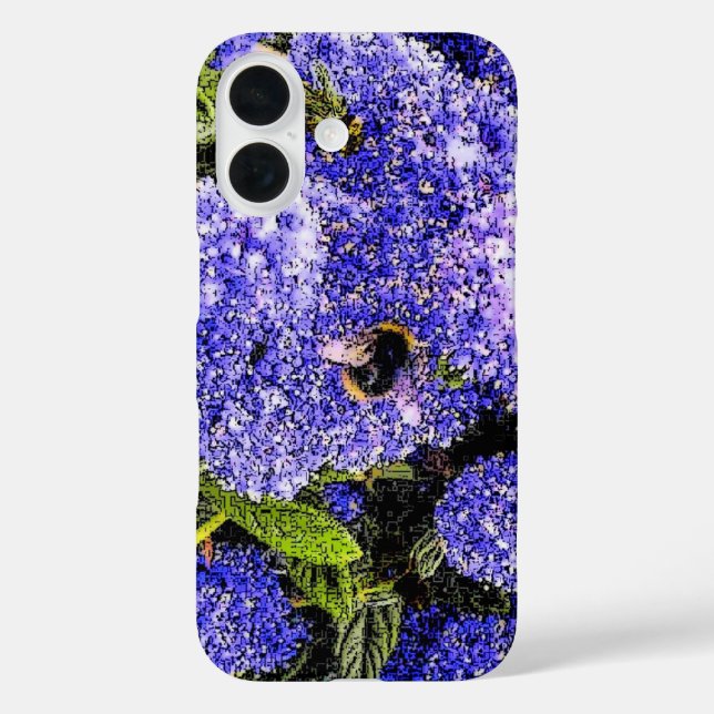Ceanothus Lilac Blume Bee Case-Mate iPhone Hülle (Rückseite)