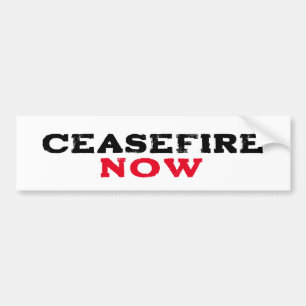 CEASEFIRE NUN FREE PALESTINE END GENOCIDE AUTOAUFKLEBER