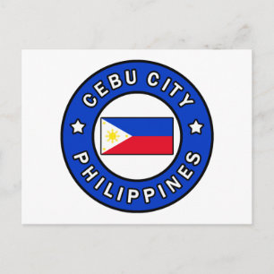 Cebu City Philippinen Postkarte
