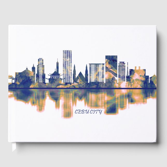 Cebu City Skyline Gästebuch (Vorderseite)