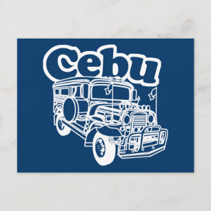 Cebu-Dschunke Postkarte