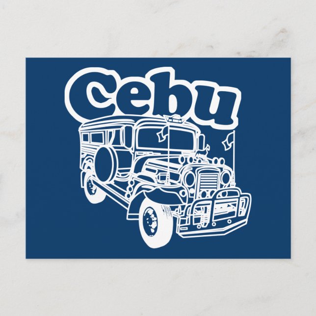 Cebu-Dschunke Postkarte (Vorderseite)
