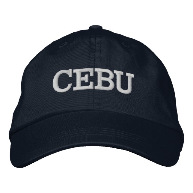 Cebu Philiippines Baseball Hat Bestickte Baseballkappe (Vorderseite)